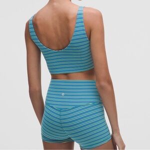 NWT Lululemon Bend This Scoop & Square Bra Jacquard